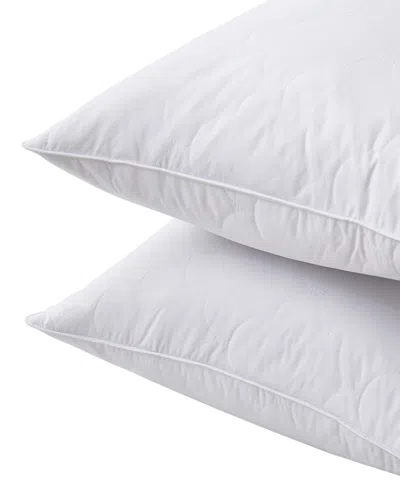 Unikome Cloud Quilted Goose Feather 2-pack Pillows, Standard In White