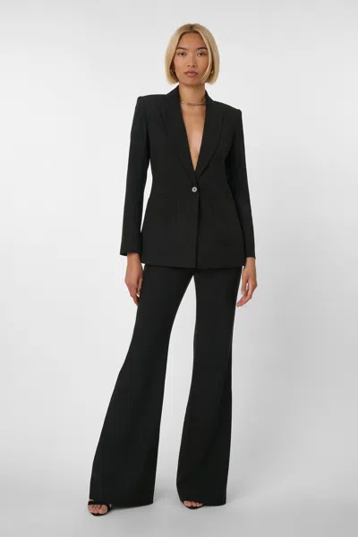 Toccin Rory Single Button Blazer In Jet In Black