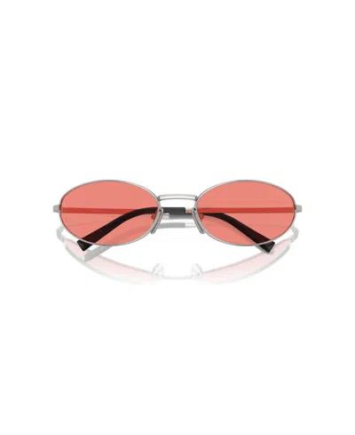 Prada 0pr A59s Oval Frame Sunglasses In Pink