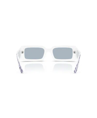 Dolce & Gabbana Rectangular Sunglasses In Gray