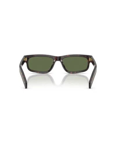 Prada 0pr B11s Rectangular Frame Acetate Sunglasses In Black