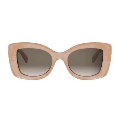 Celine Full Frame Sunglasses In Brown