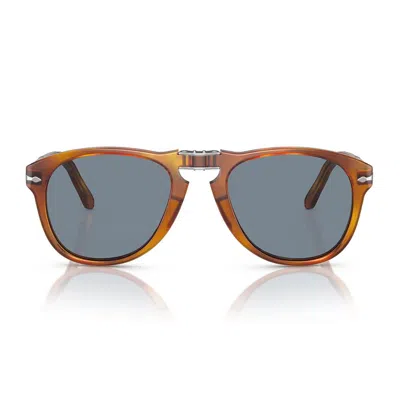 Persol Mens Brown Po0714sm Steve Mcqueen Pilot-shape Crystal-glass And Acetate Sunglasses In Lite Brown