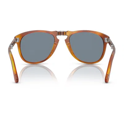 Persol Mens Brown Po0714sm Steve Mcqueen Pilot-shape Crystal-glass And Acetate Sunglasses In Lite Brown