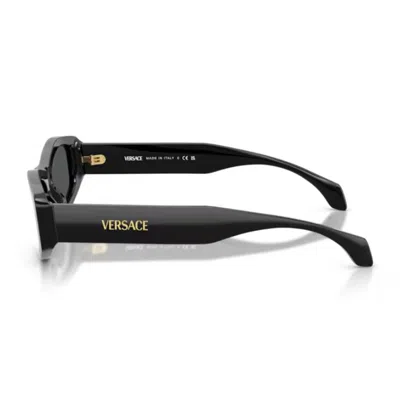 Versace 54mm Irregular Sunglasses In Black