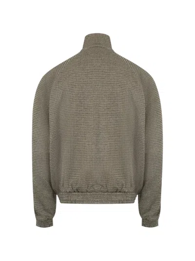 Gallery Dept. Houndstooth Wool-blend Track Jacket In Brown