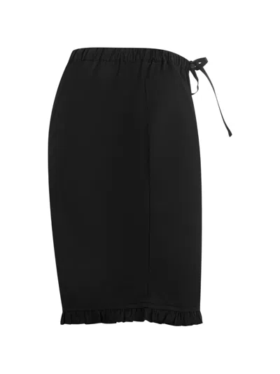 Deiji Studios Drawstring Shorts In Black