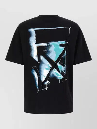 Off-white Men Black 3d Arrow Spray T-shirt, S Luxury T-shirts For Men Darveys