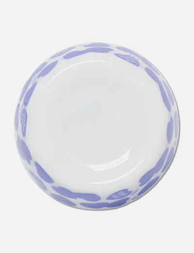 Human Made Heart Pattern Bowl In Blue