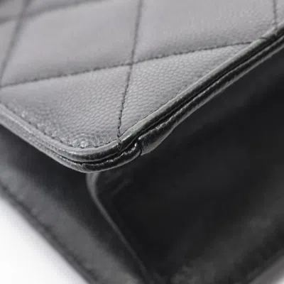 Pre-owned Chanel Black Leather Backpack ()