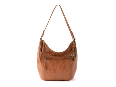 The Sak Sequoia Leather Hobo Bag In Brown
