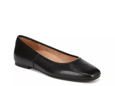 Vionic Orinda Square Toe Ballet Flat In Black