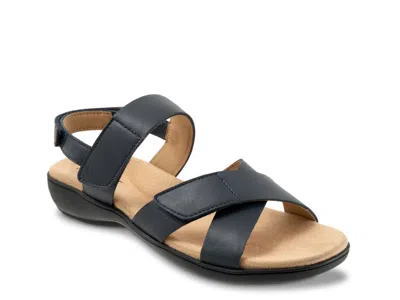 Trotters River Slingback Sandal In Blue