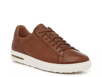 Birkenstock Bend Low Leather Sneaker In Burgundy
