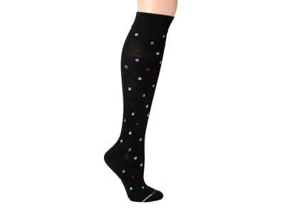 Dr Motion Dr. Motion Dancing Dots Compression Knee Socks