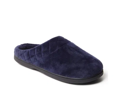 Dearfoams Darcy Quilted Cuff Velour Clog Slipper In Multi
