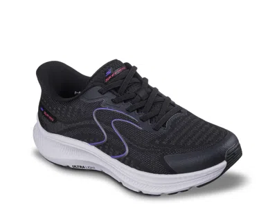 Skechers Hands Free Slip-ins Go Run Consistent 2.0 Lockhart Womens Running Shoes In Black