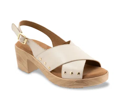 Softwalk Florence Platform Sandal In Neutral