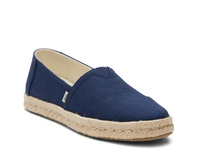 Toms Alpargata Rope Espadrille Slipon In Blue