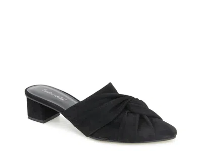 Splendid Lanis Block Heel Mule In Black