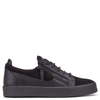 GIUSEPPE ZANOTTI - SUEDE AND LEATHER LOW-TOP SNEAKER FRANKIE,RM700100206