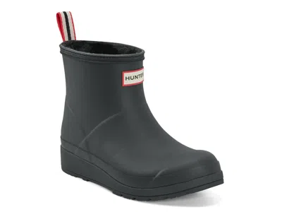 Hunter Play Short Insulated Rubber Boot In Black