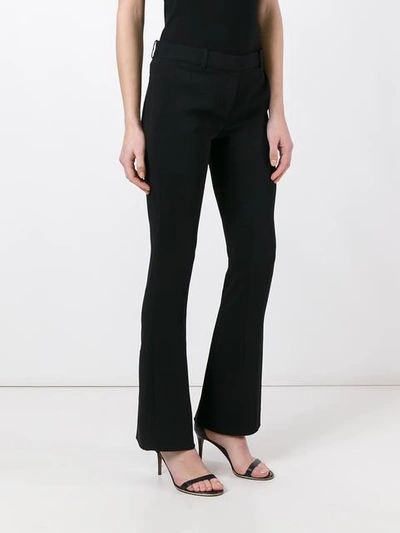 Shop Versace Classic Flared Trousers