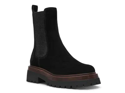 Steve Madden Blitzen Platform Chelsea Boot In Black