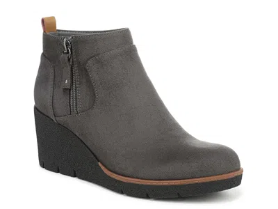 Dr. Scholl's Bianca Zip Short Boots In Gray