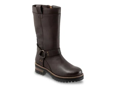 Softwalk Wide Width Edgewater Boot In Brown