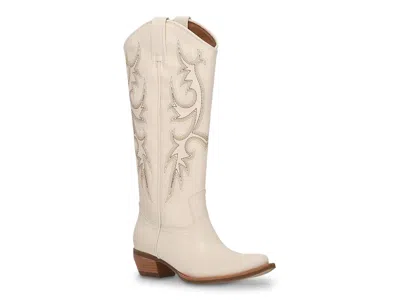 Frye And Co Irlene Tall Deco Stitch Cowboy In Multi