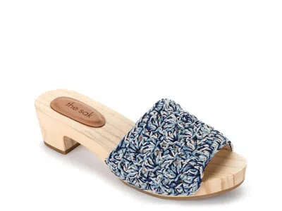 The Sak Ella Crochet Sandal In Blue