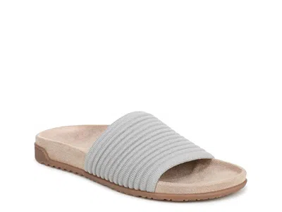 Vionic Evie Slide Sandal In Gray