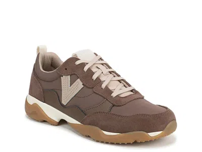 Vionic Wide Width Walk Slim Glide Sneaker In Brown