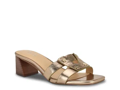 Calvin Klein Andrae Sandal In Gold