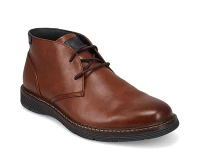 Dockers Mens Esmond Dress Casual Lace Up Ankle Boot In Brown