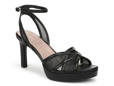 Naturalizer Wide Width Adara Platform Sandal In Black