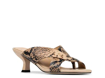 Donald Pliner Mule Kitten Heel Sandal In Animal Print