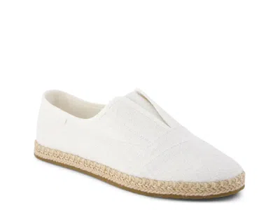 Toms Palmera Plus Espadrille Slipon In White