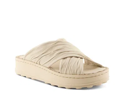 Spring Step Majorelle Platform Sandal In Brown