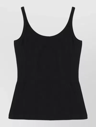 Off-white Off White Off Stamp Rib Tank Top Black White