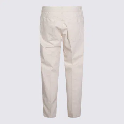 Lardini Button-fly Cotton Jeans In Neutral