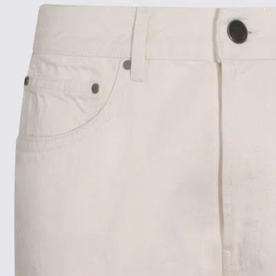 Lardini Button-fly Cotton Jeans In Neutral