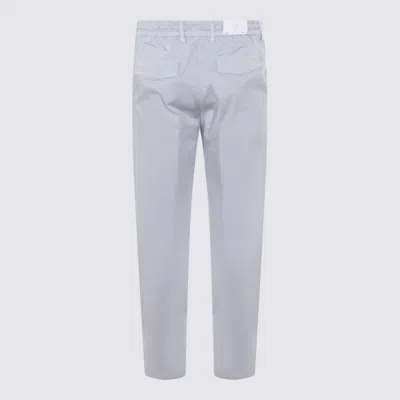 Eleventy Drawstring Cargo Trousers In White