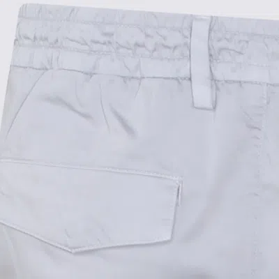 Eleventy Drawstring Cargo Trousers In White