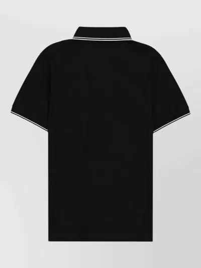 Stone Island Mens Black Brand-patch Regular-fit Stretch-cotton Polo Shirt Xl In Black