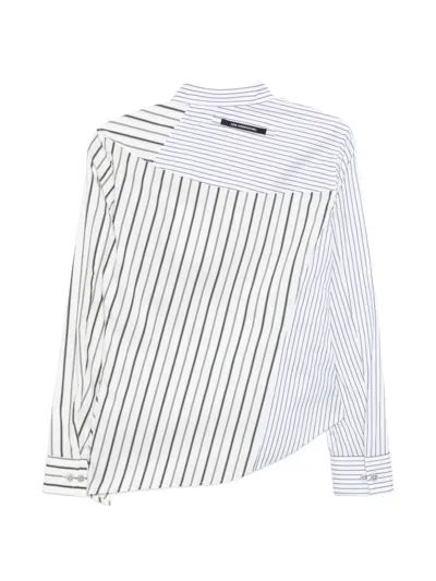 Andersson Bell Noa Striped Twist-tuck Shirt In White
