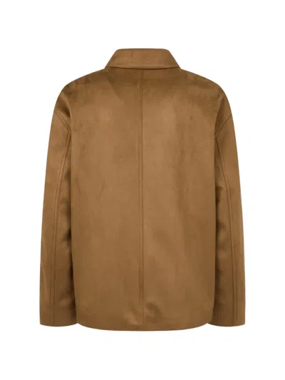 Tomboy Patch-pockets Jacket In Brown