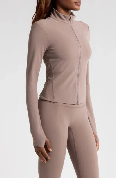 Spanx ® Smooth™ Onform Full Zip Jacket In Brown