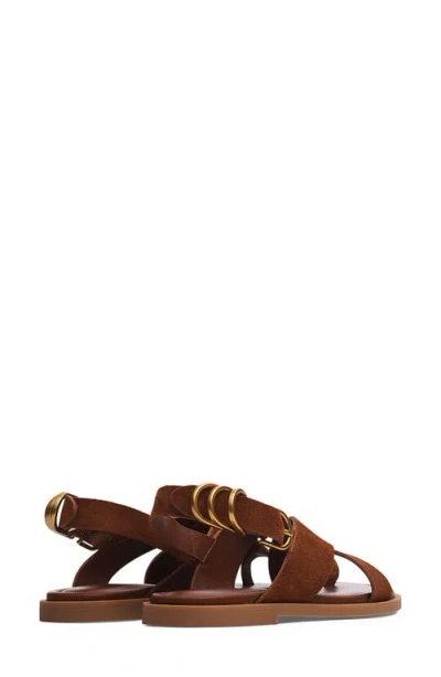 Rag & Bone Gia Toe Loop Sandal In Brown